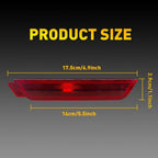 Rear Bumper Side Marker Light Reflector for Chevy Camaro (2010–2015) 9224-6253 H