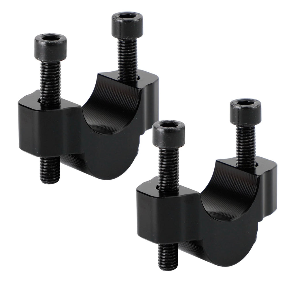 20 mm Aluminum Handlebar Risers for Yamaha Tenere 700 (2019–2023) - Black