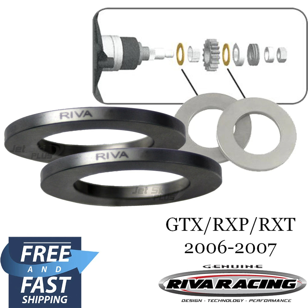 Metal Supercharger Clutch Washers for SeaDoo RXP RXT GTX 185 215 HP (2006–2007)