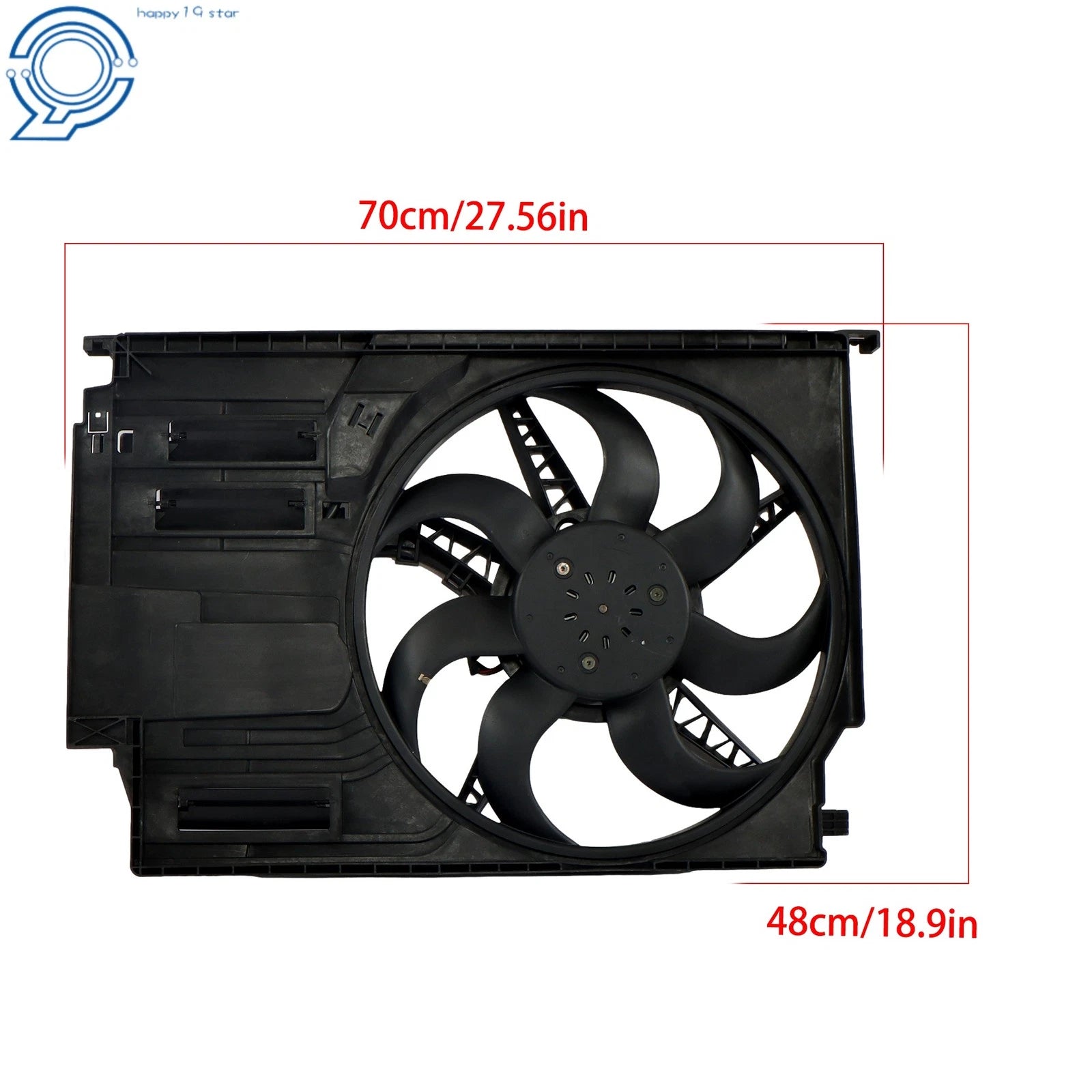 Radiator Cooling Fan Assembly for Mini Cooper (2014–2019)