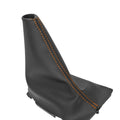 Manual Shift Boot for Ford Fiesta (2011–2019) Orange Stitch PVC Leather