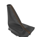 Manual Shift Boot for Ford Fiesta (2011–2019) Orange Stitch PVC Leather