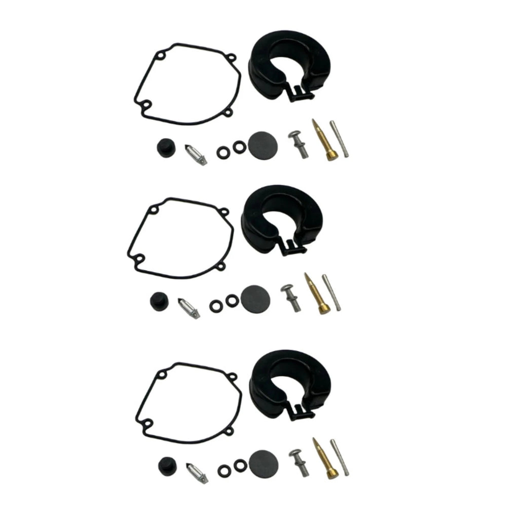 3X Carburetor Kit for Tohatsu Nissan 25 30 HP Outboard (346-87122-0, 346871220M)