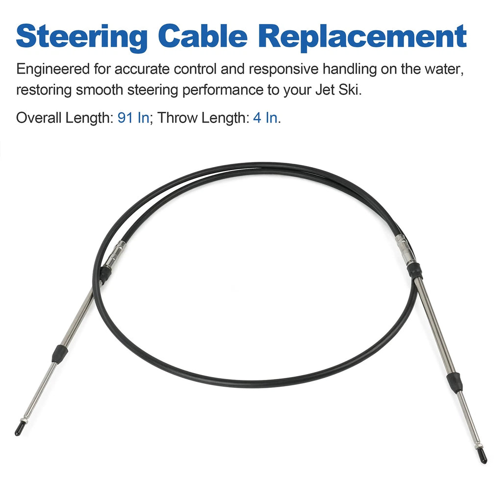 Steering Cable Replacement for Kawasaki Ultra LX / 250X / 260LX (2002–2019)