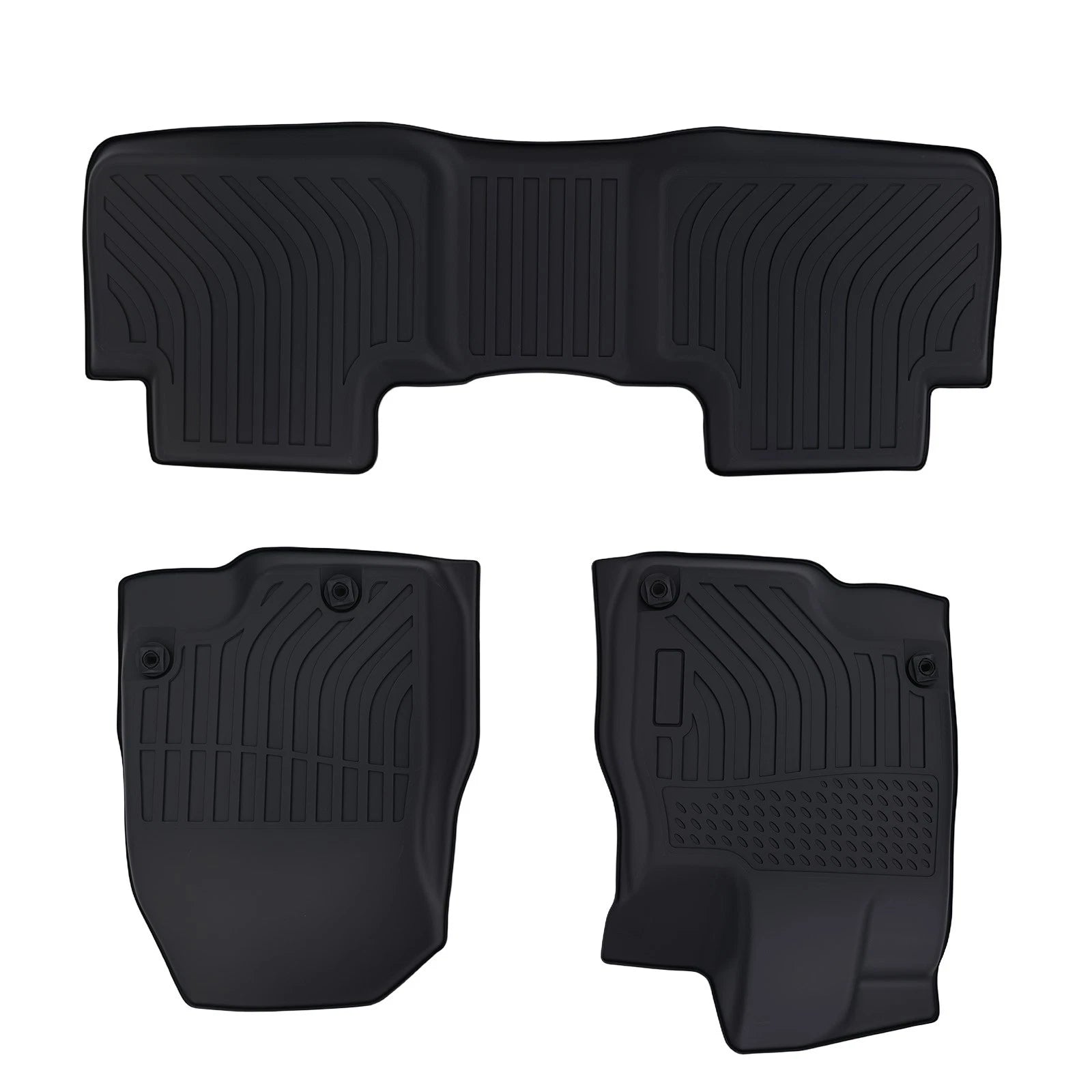 All-Weather Floor Mats for Acura RDX (2019–2025) Black TPE Anti-Slip