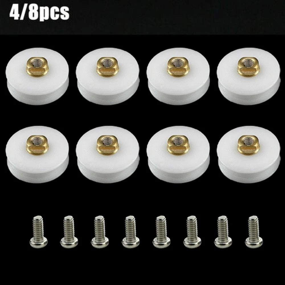 Set of 4 Door Rollers for Shower Room Accessories