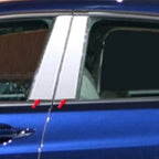 Luxury Stainless Steel Pillar Post Trim 4pc for Acura TLX (2015–2020)