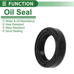Oil Seal   - NBR Rubber 15x22x5mm