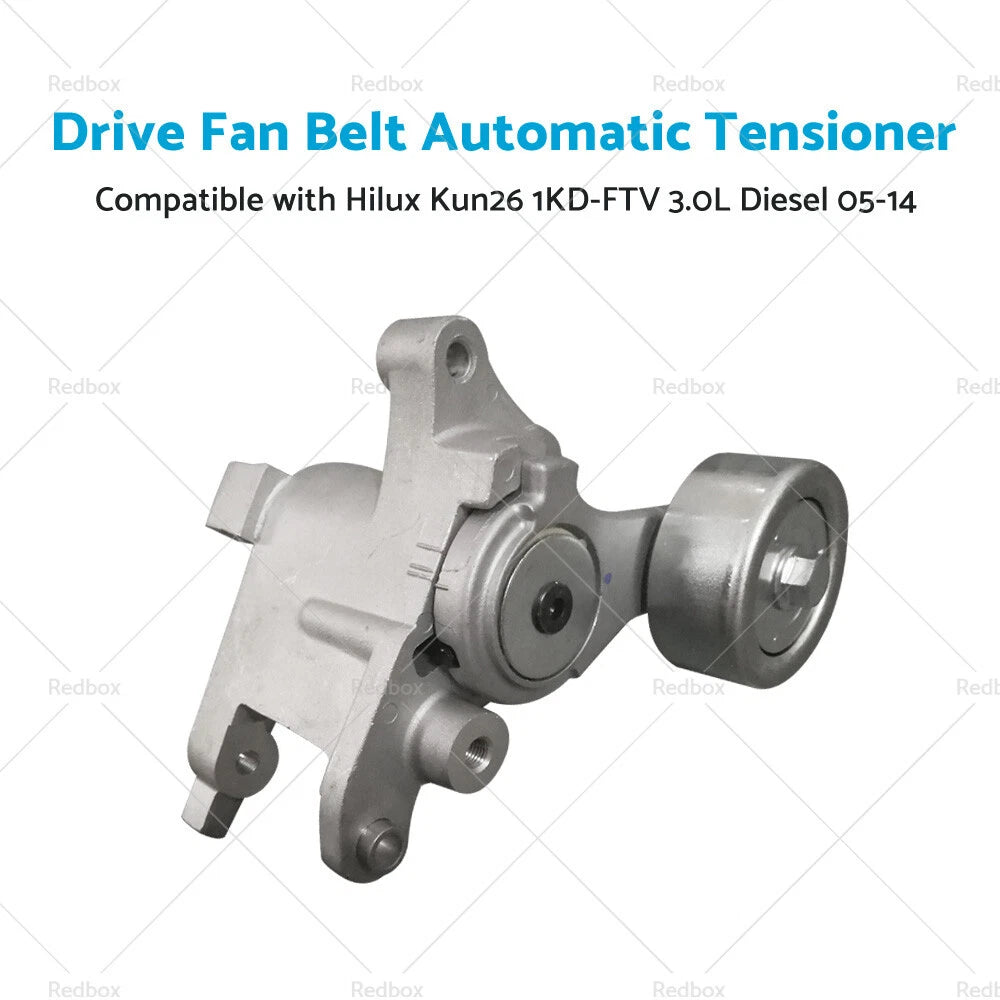 Drive Fan Belt Tensioner for Hilux KUN16 KUN25 KUN26 (2005–2015) 1KD-FTV