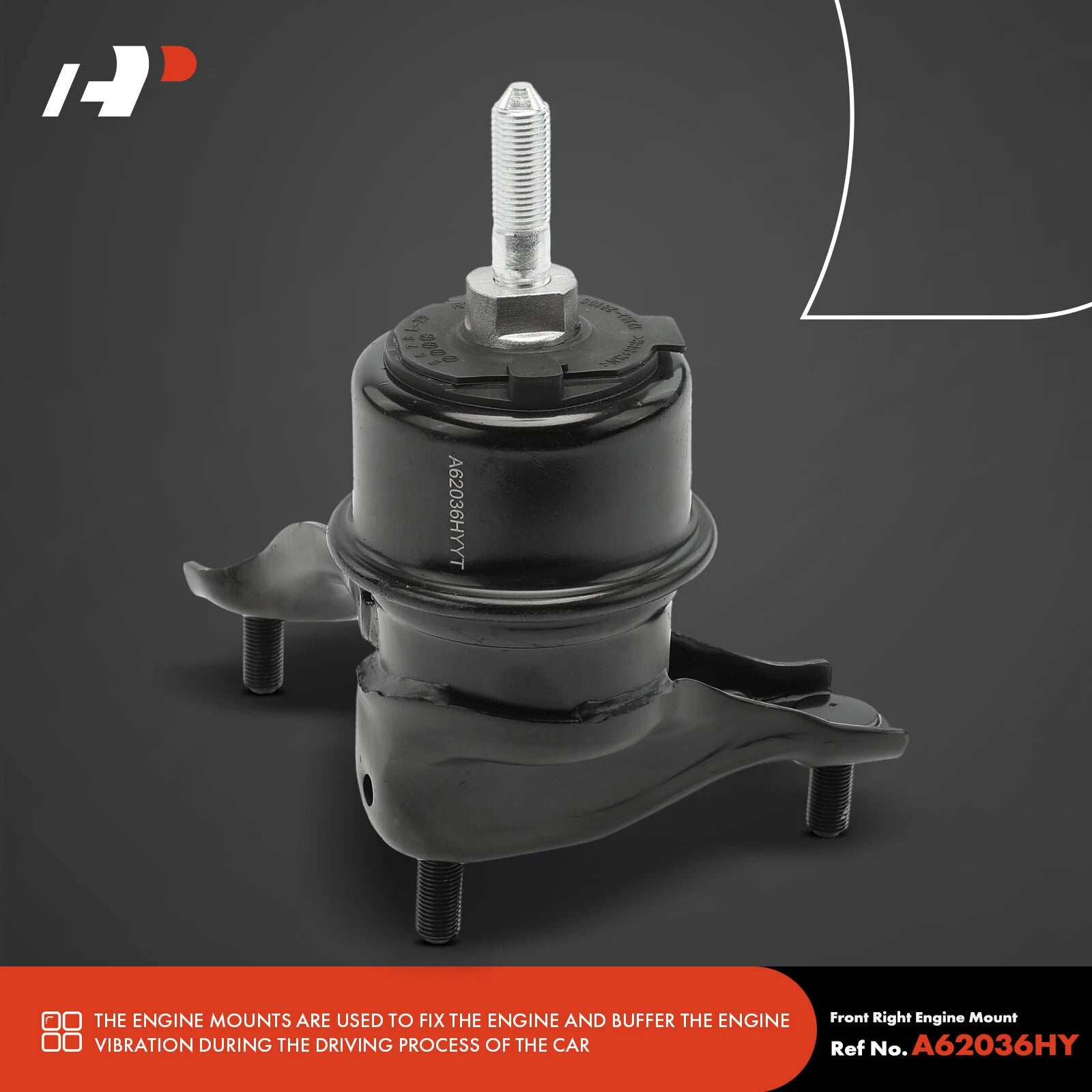 Engine & Torque Strut Mount for Toyota Sienna 2015–2017 (3.5L FWD)