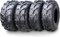 Set of 2 Radial ATV Tires 26x8R12 & 26x10R12 for Can-Am Outlander (2006–2017)