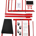 400LBS Foldable Topside Creeper for Adjustable Height Engine Work (45"-66")