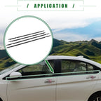 Set of 1 Weatherstrip Window Trim Seal for Honda Civic 
