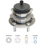 Set of 2 Wheel Hubs for Kia Sorento (2011–2015) Front and Rear 5 Lugs