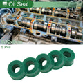 Set of 5 Oil Seal Ring 6x12x6mm for Rotary Shaft (TPU, High Pressure)