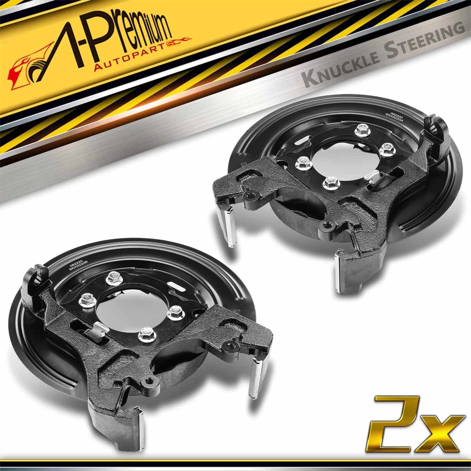Pair Rear Steering Knuckle & Hub Bearing for Ford Explorer (1995–2003)