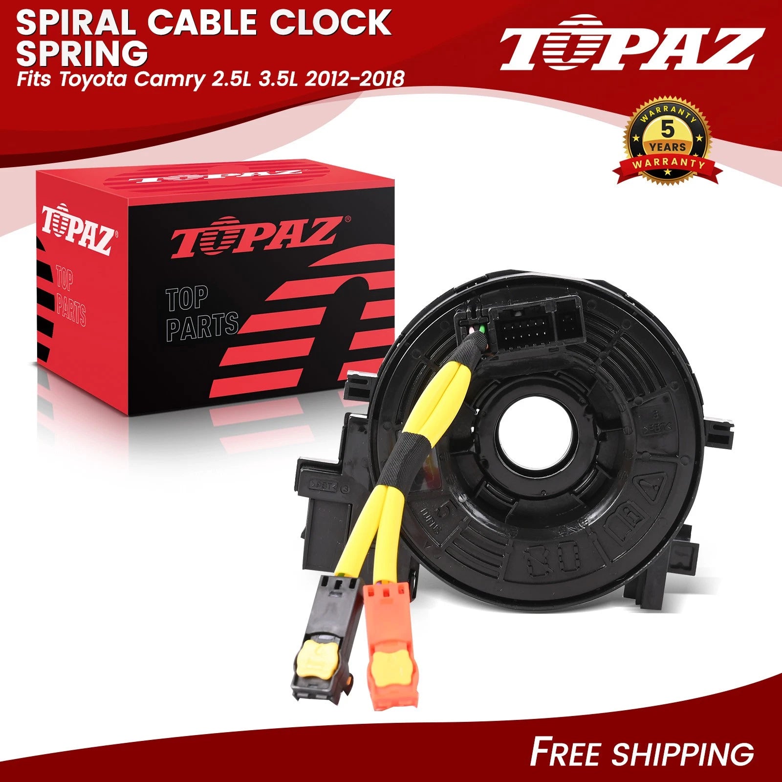 Spiral Cable Clock Spring for Toyota Camry (2012–2018)