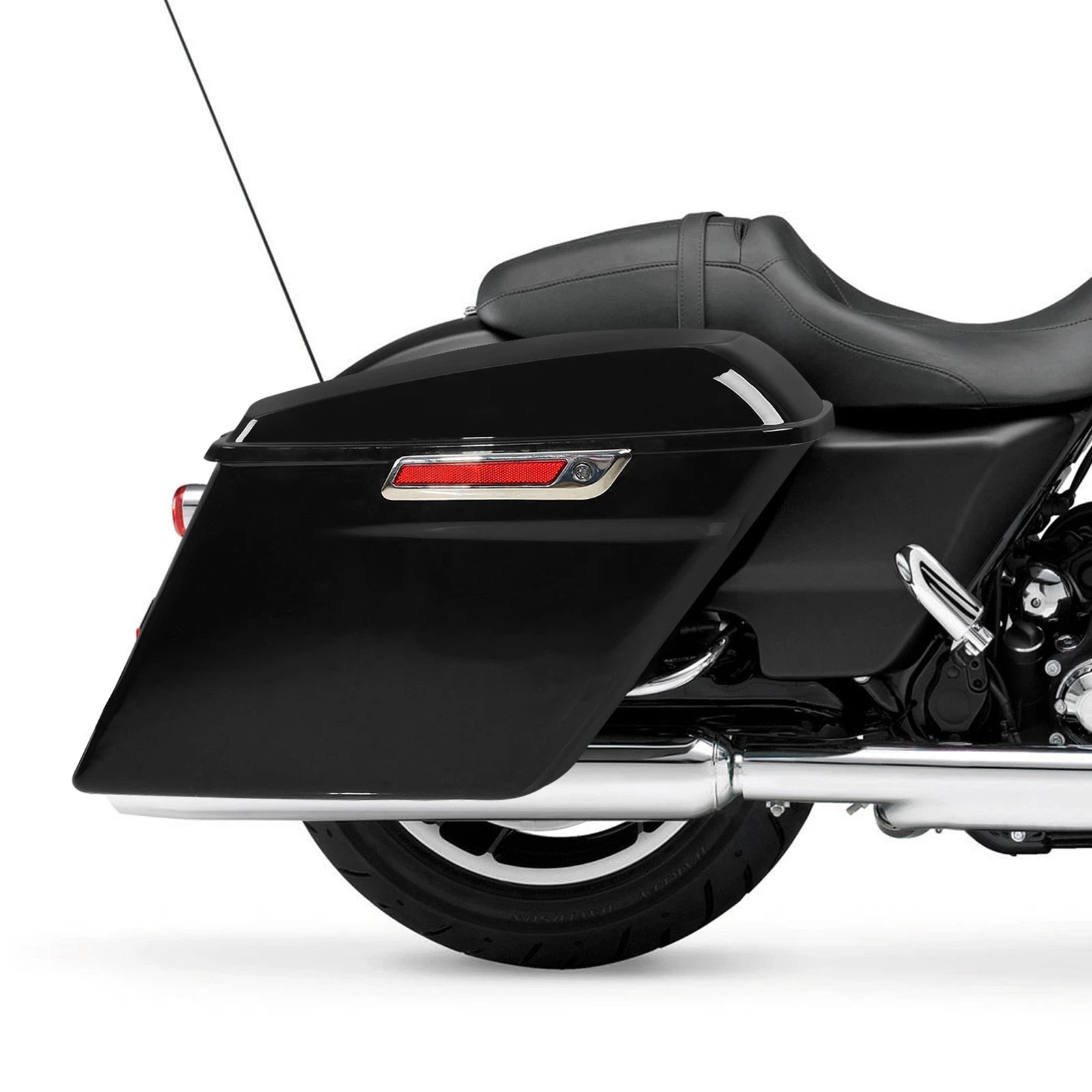 5" Stretched Extended Saddlebags with Latch Key for Harley Touring (2014–2024)