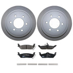 Rear Brake Kit 348mm Rotors TRW Pro Metallic Pads for F-150 Mark LT (2006–2008)