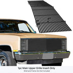 Phantom Upper Stainless Black Billet Grille for Chevy GMC C/K Pickup (1981-1987)