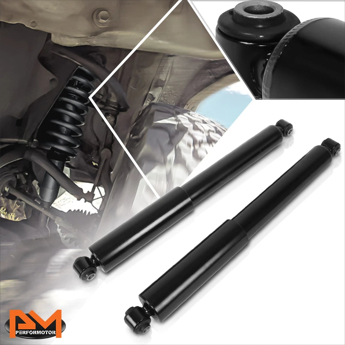 Set of 2 Shock Absorbers for Jeep Liberty/Dodge Nitro (2002–2012)
