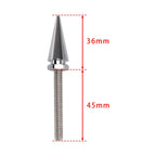 3 Spiked Windshield Bolts Silver for Electra Glide Tri Glide Street Glide (2014–2025)