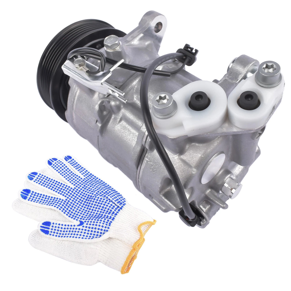 A/C Compressor with 6-Groove Pulley for BMW 230i 330i 320i X3 M340i (2017–2020)