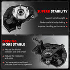 Loaded Wheel Bearing Knuckle for Lexus ES350, Toyota Camry (2007–2012)