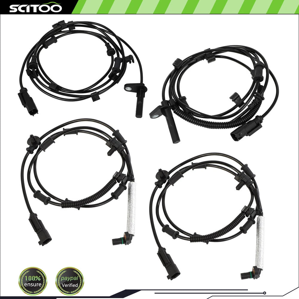 Set of 4 ABS Wheel Speed Sensors for Ram 2500 (2014–2018) LH/RH