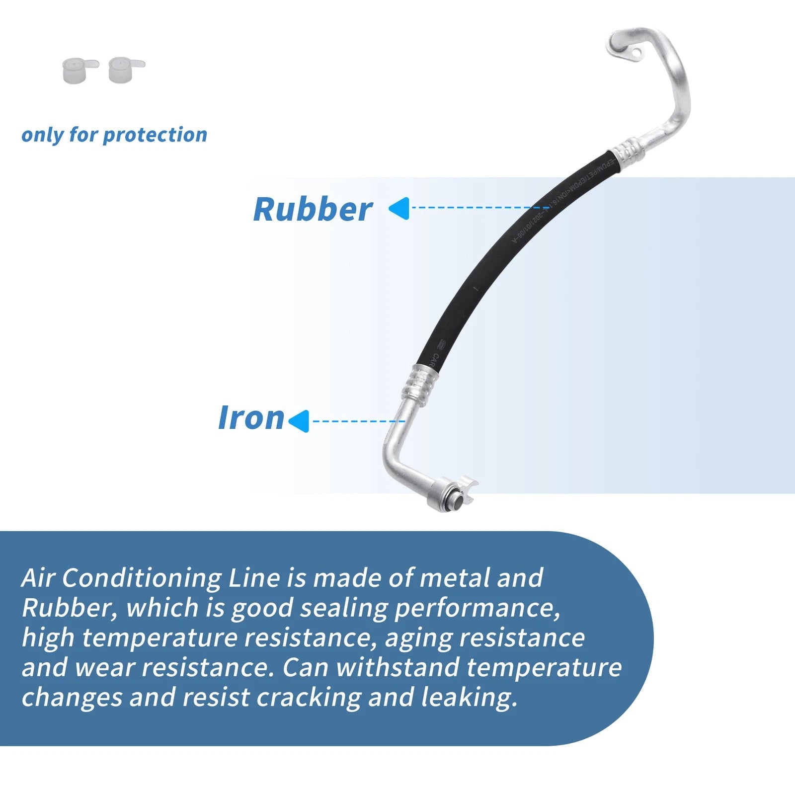 A/C Refrigerant Liquid Hose for Mercedes-Benz E350 (2020–2023) No.2058304904