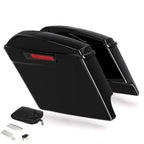 5" Stretched Saddlebags for Harley Road Glide (1993–2013) - Speaker Cutout