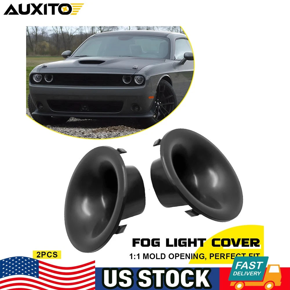 Set of 2 Fog Light Covers for Dodge Challenger (2015–2023)