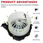A/C Blower Heater Motor with Fan Cage for Audi A4 A5 Q5 S4 S5 (2008–2012)