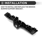 1pc Left Front Bumper Retainer Bracket No. 865132P500 for Kia Sorento (2014–2015)