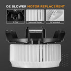 HVAC Blower Heater Motor Fan for Honda Civic (2006–2011) Jeep Wrangler (2007–2010)
