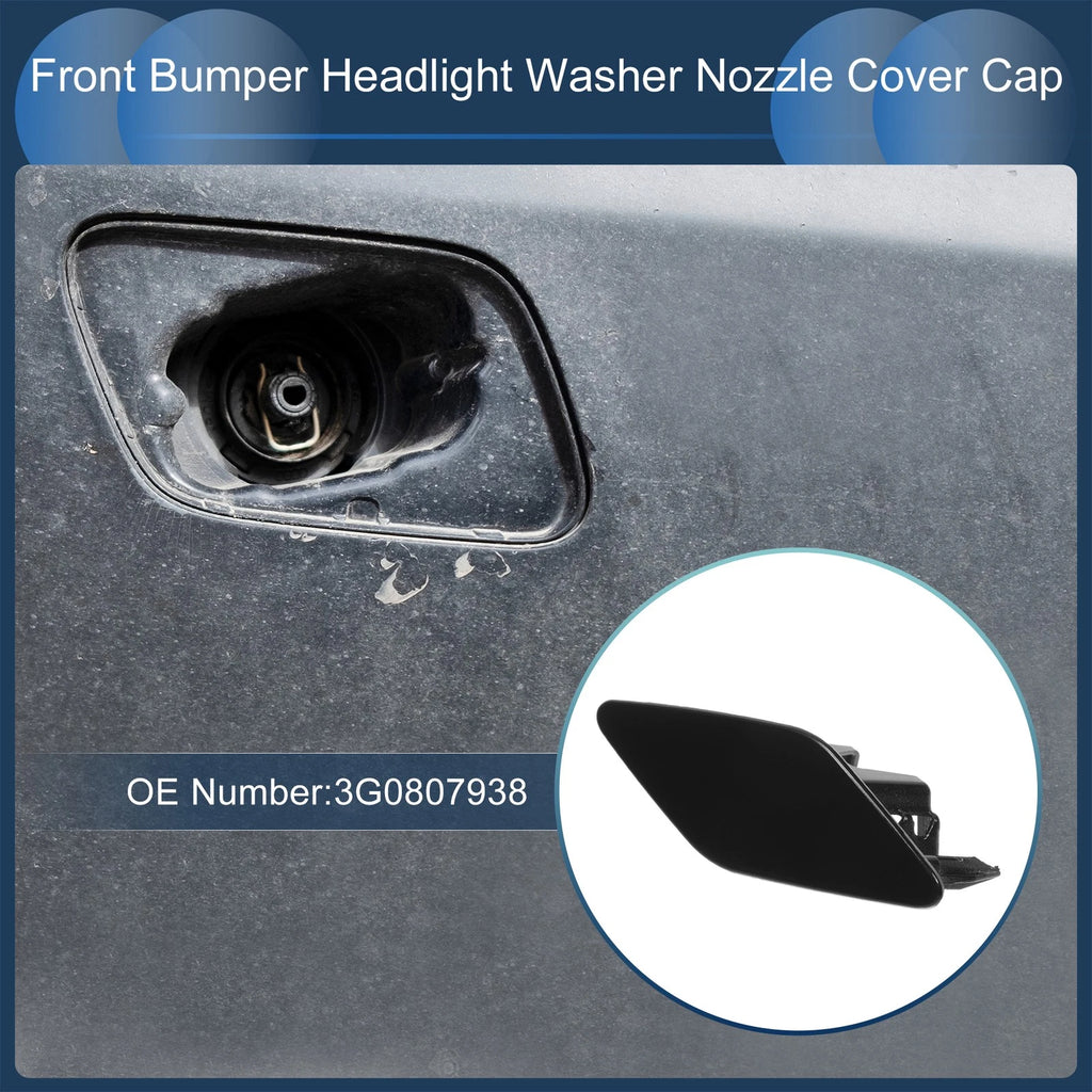 Front Right Washer Nozzle Cover Cap for Volkswagen Passat B8 (2015–2022) Blue