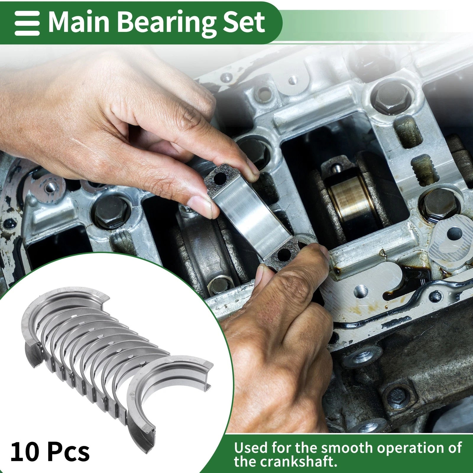 Main Bearing Set No. 25195605 for Chevrolet Cruze (2011–2016)