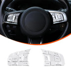 Alloy Steering Wheel Button Cover Trim for Jaguar F-Pace F-Type (2017-2023)