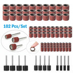 Sanding Drum Kit 102 Pcs for Electric Grinder