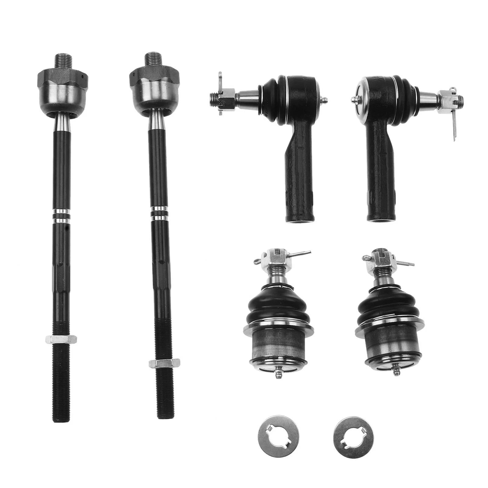 6X Front Lower Tie Rods & Ball Joints for Ford F-150 (2004–2006) 4WD