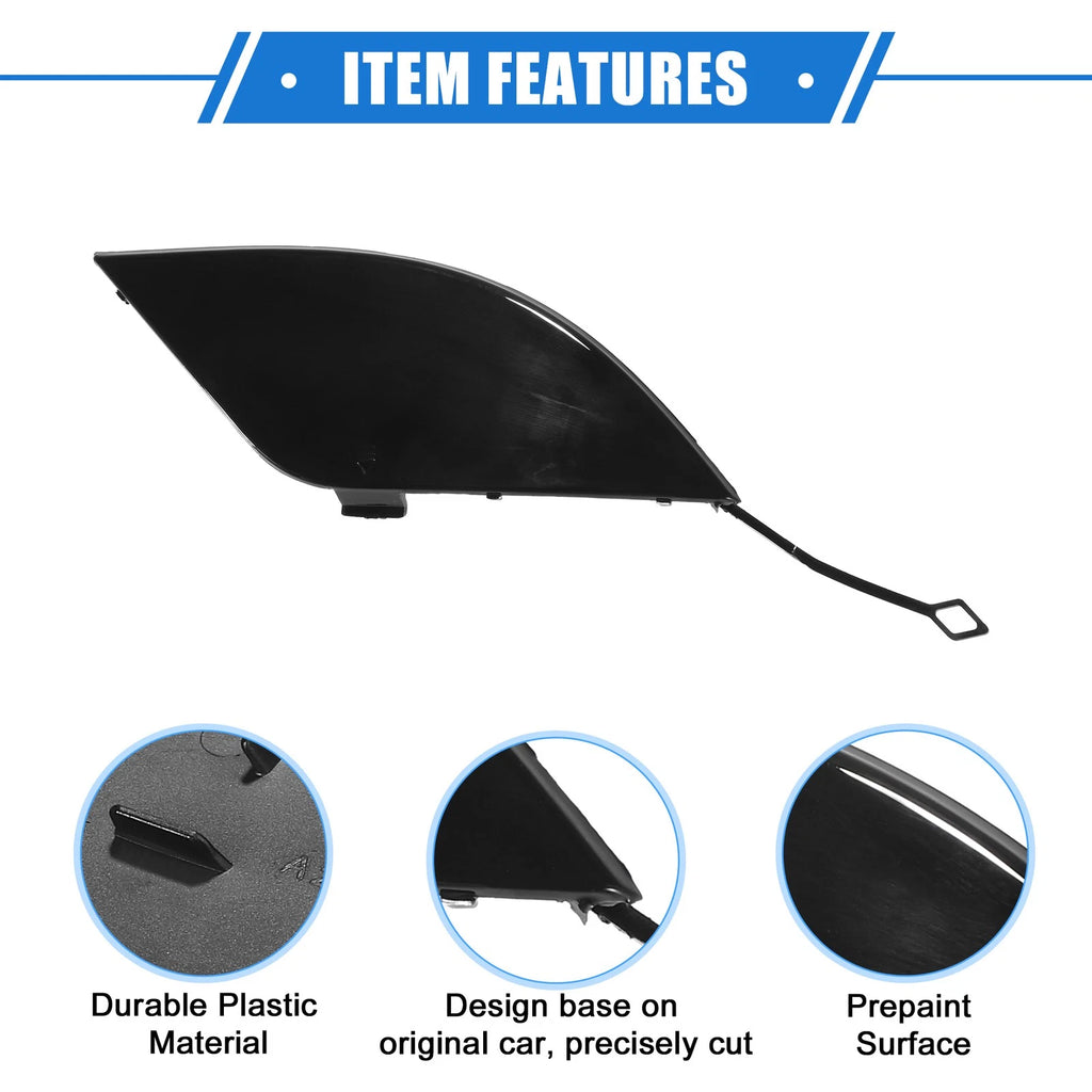 Tow Hook Eye Hole Cap for Mercedes-Benz C300 (2008–2011) Black