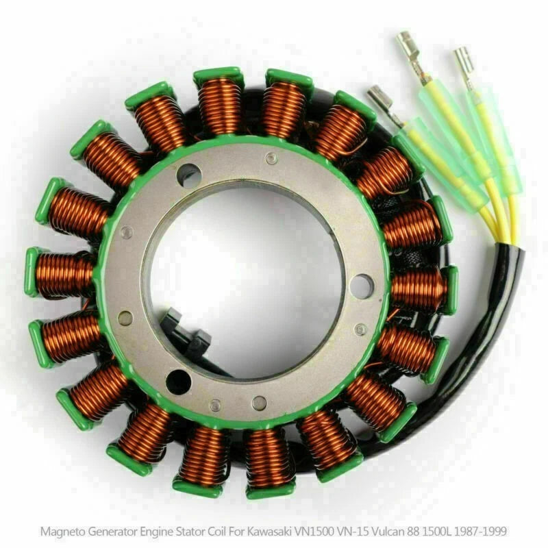 Magneto Generator Stator Coil for Kawasaki VN1500 VN-15 Vulcan (1987–1999) 21003-1385