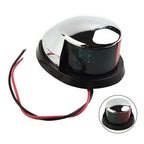 LED Navigation Sailing Light for Marine Boat (Red/Green, Chrome Housing)