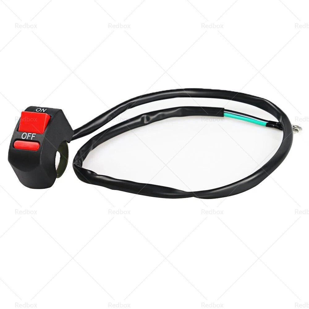 Handlebar Light Switch ON OFF Button for Universal Motorcycle ATV (7-8)