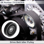 Drive Belt Idler Pulley Serpentine for Acura Integra (1997–2001) 73131AC010