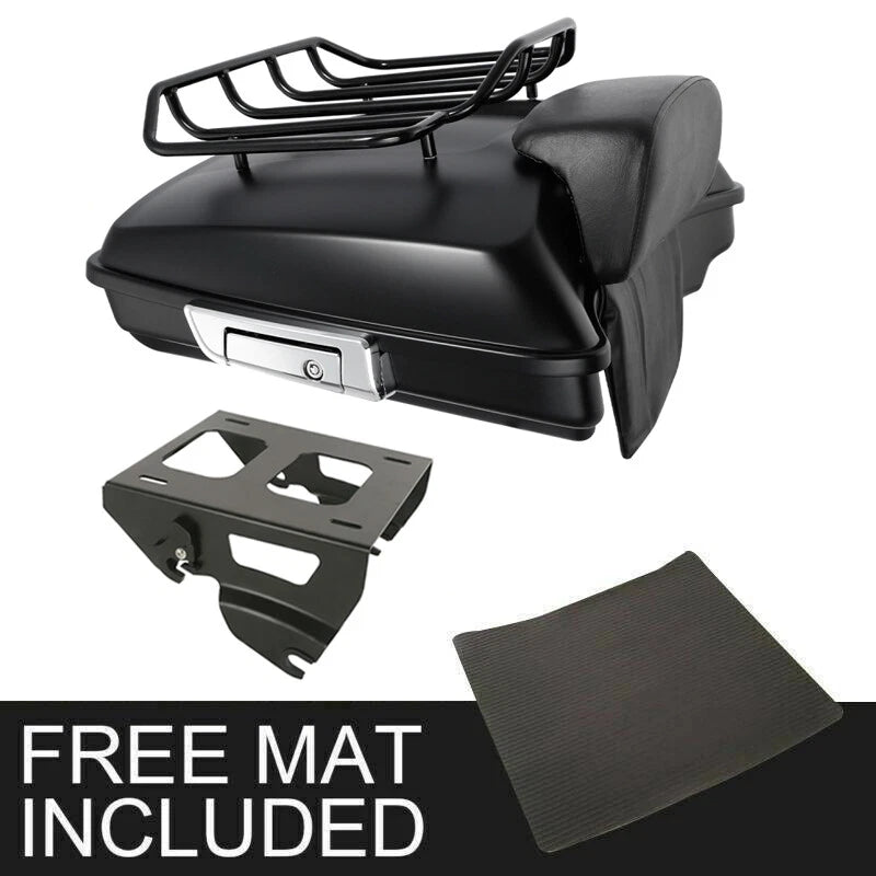 Matte Razor Trunk Pad for Harley Street Glide (2014–2026)