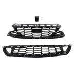 Front Bumper Upper & Lower Grille for Chevrolet Camaro LT/LS (2019–2024)