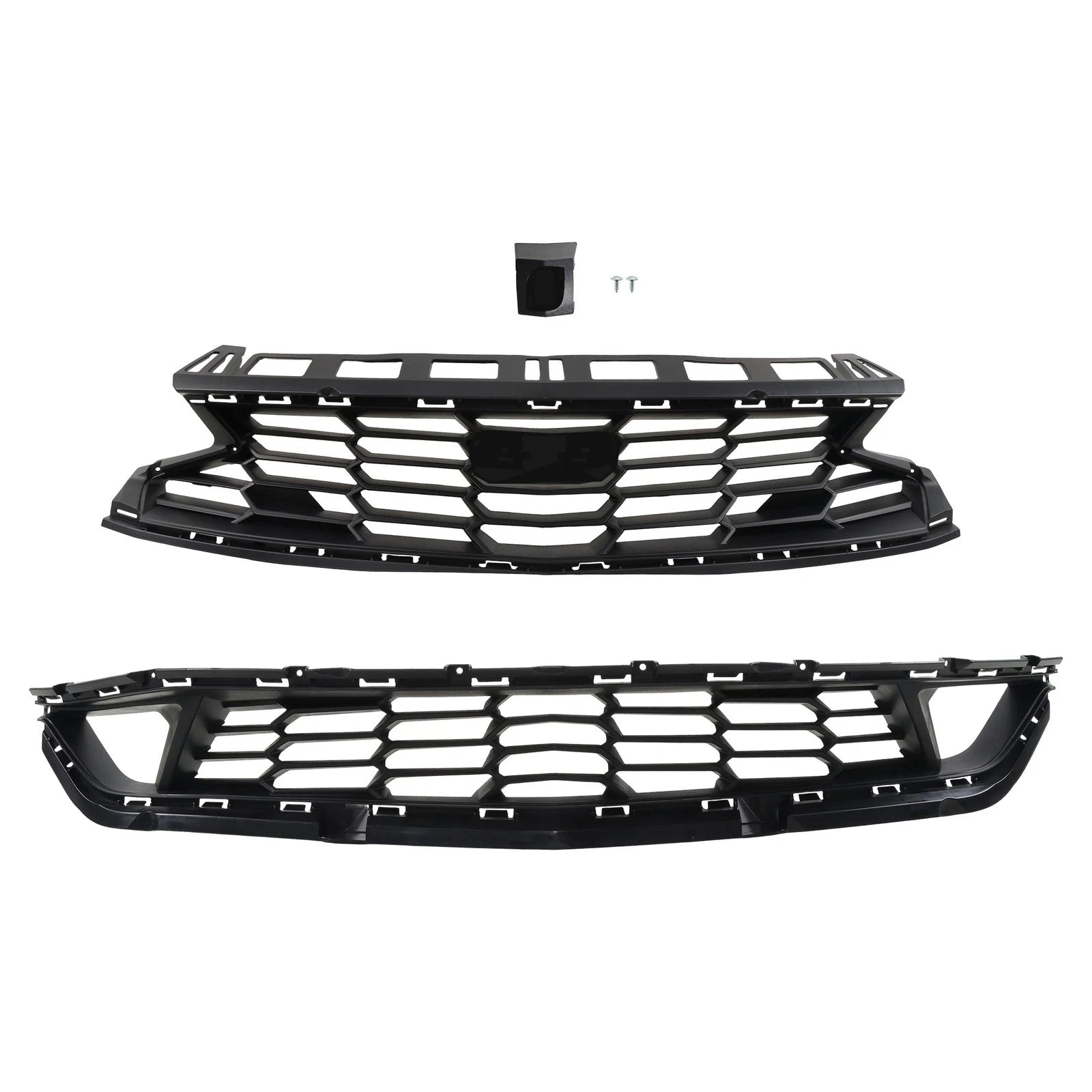 Front Bumper Upper & Lower Grille for Chevrolet Camaro LT/LS (2019–2024)