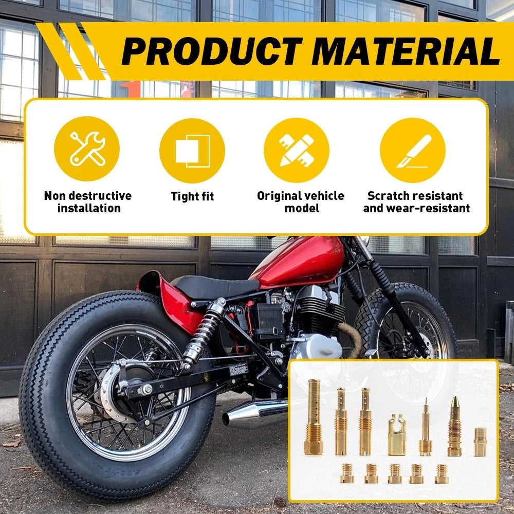 Carburetor Rebuild Kit for Honda Rebel 250/CMX 250/CA250 (1985–2016)
