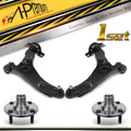 Set of 4 Wheel Bearing Control Arm Ball Joint Kit for Ford Focus (2004–2011)